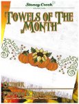 (image for) Towels Of The Month - October Pumpkins & Sunflower